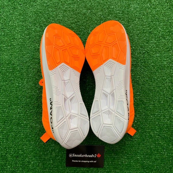 -Edm- 🍊*NEW* OFF-WHITE x Nike Zoom Fly Mercurial Total Orange 2018 (Sz 8) - Picture 8 of 16
